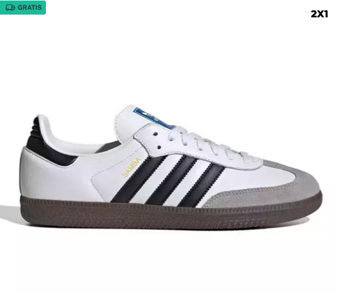 ¡2x1! Zapatillas Samba - Negra y Blanca - Unisex G5