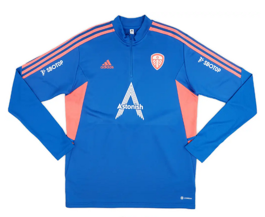 Leeds United - Buzo de entrenamiento 2022/23  cierre 1/4 x ADIDAS