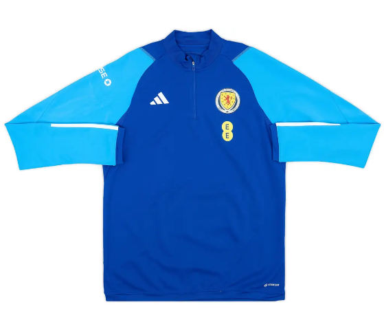 Buzo entrenamiento Escocia con cierre 1/4 2023/2024 x ADIDAS