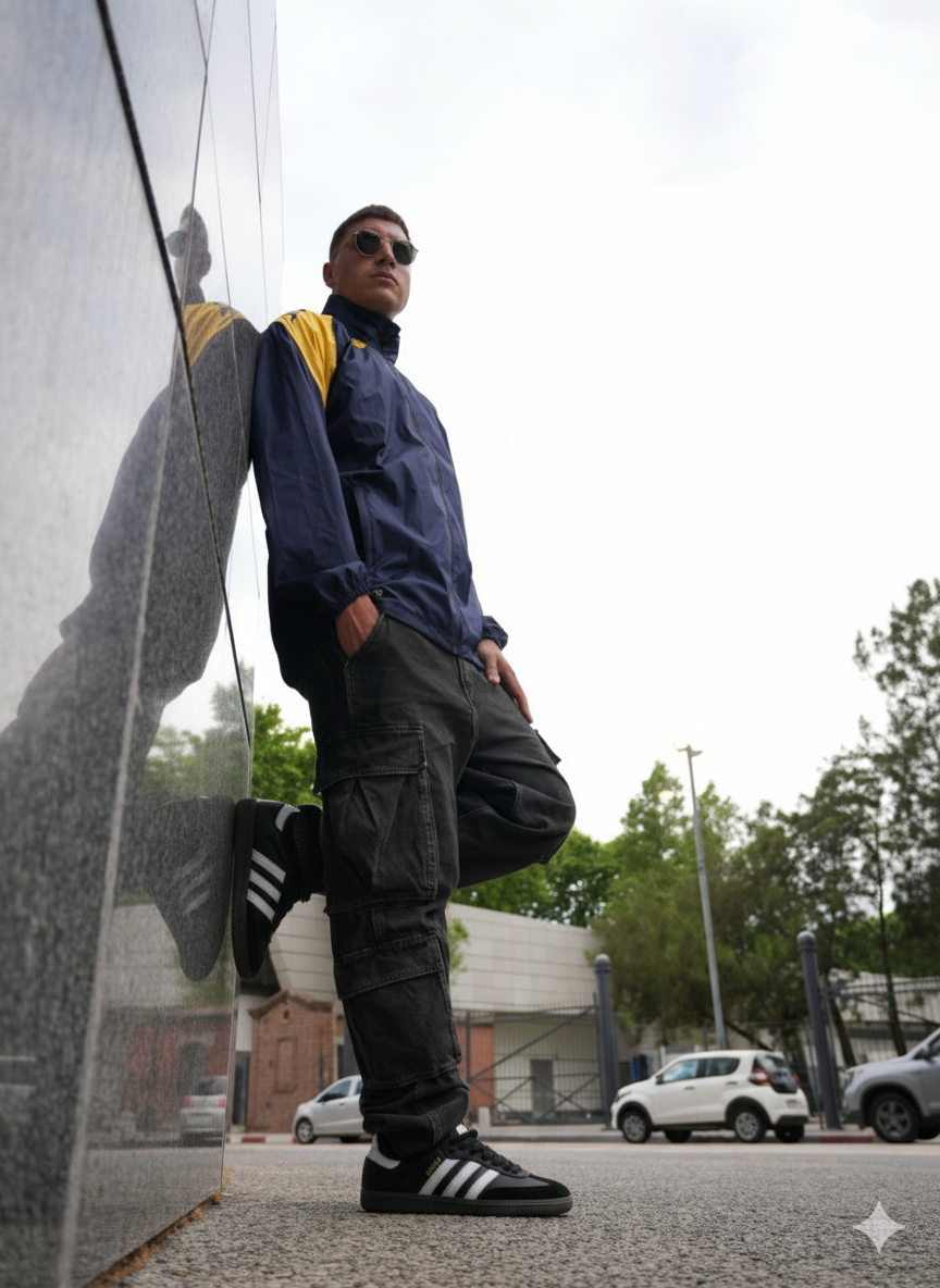 ¡2x1! Zapatillas Samba - Negra y Blanca - Unisex G5