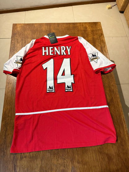 CAMISETA ARSENAL RETRO - TIERRY HENRY