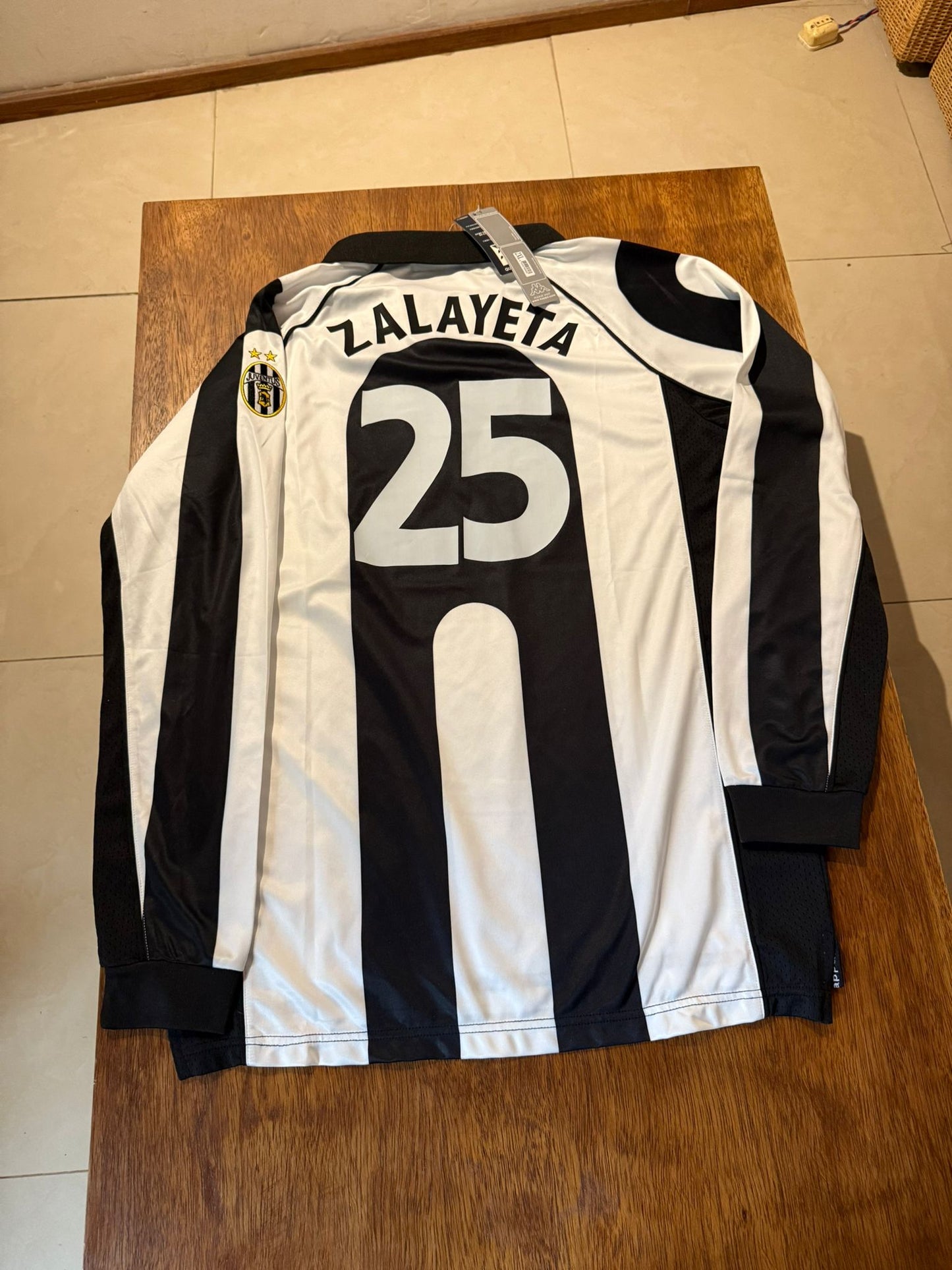 CAMISETA JUVENTUS RETRO - ZALALLETA MANGA LARGA