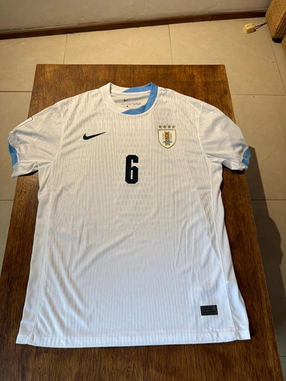 CAMISETA URUGUAY BLANCA -  BENTANCUR