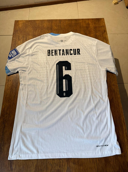 CAMISETA URUGUAY BLANCA -  BENTANCUR