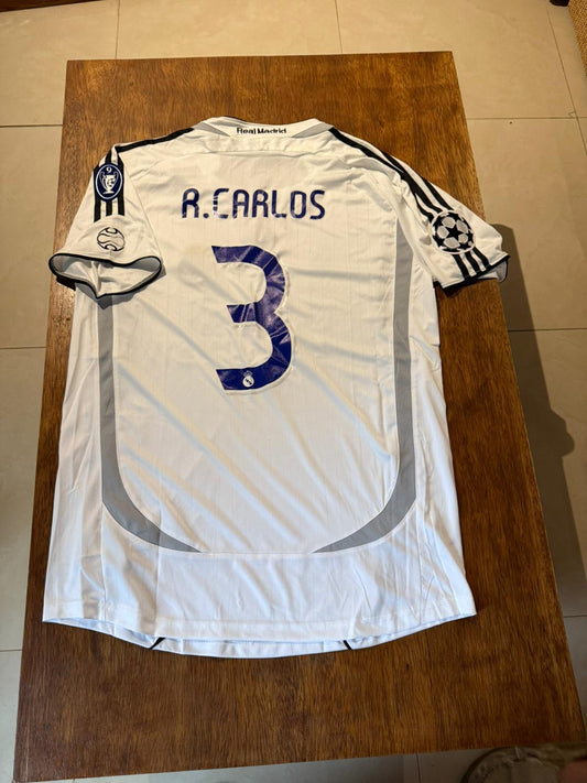 CAMISETA REAL MADRID 06/07 - ROBERTO CARLOS